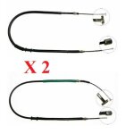 Deux c�bles de freins arri�res gauche et droit - fiat tempra 1. 9 td 80 03 / 1990 - 08 / 1996