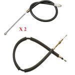 Deux c�bles de freins arri�res gauche et droit - renault safrane 2. 9 24v 07 / 1996 - 12 / 2000