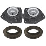 Deux coupelles amortisseurs avants avec couvercles et roulements - citroen c3 pluriel 1. 4 a part. 05 ...