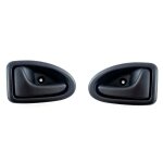 Deux poign�es de porti�res int�rieures avants - renault clio 1. 4 09 / 1998 - 05 / 2005