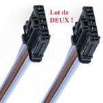 Deux prises electriques pour feux arri�res - citroen ds3 1. 2 thp 100 11 / 2009 - 07 / 2015