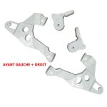 Deux supports optiques de phares avants - toyota corolla 2. 0 d - 4d 110 10 / 2001 - 07 / 2007
