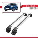 Compatible avec dfsk glory / seres 3 2020 - 2025 ace - 2 barres de toit railing porte - bagages de voiture ...