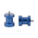 Diabolo alu bleu Ø8mm x1. 25 anodis� bleu Ø 27 l 31mm
