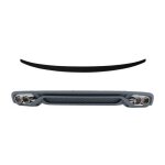Diffuseur pour audi a4 b8 sedan facelift 12 - 15 ab - look echappement tips spoiler