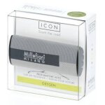 Diffuseur de parfum pour voiture - millefiori - oxygen - notes de pin - notes de citron - floral Diffuseur de parfum pour voiture - millefiori - oxygen - notes de pin - notes de citron - floral