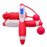 Digital corde a sauter rglable, compteur de calories jump cordes a sauter - rouge
