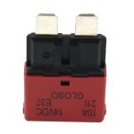 Disjoncteur petite lame fusible 24v r�initialisable pour bateau marin voiture 10a
