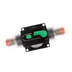 Disjoncteur de rinitialisation manuel universel, 2 pices, 30a, 12v / 24v, pour voiture, audio, bateau ...
