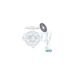 Disque frein scooter av ng adapt. multi marque beta / piaggio / mbk / gilera / malagutti / honda / sym ...