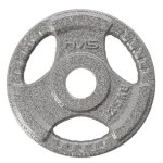 Disque de musculation - hms - thm1 - 1, 25 kg - couleur gris - usage intensif