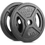 Disque de musculation, plaques de poids de 2, 5kg, 5kg, 10kg poids musculation pour barres olympiques ...
