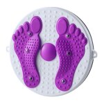 Disque de torsion de taille de yoga, appareil de beauté compact et silencieux avec massage des pieds, ... Disque de torsion de taille de yoga, appareil de beauté compact et silencieux avec massage des pieds, ...