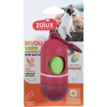 Distributeur de sacs a d�jections canines zolux bivouak 14x4x4 cm mixte rouge