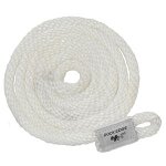 Dock edge fender line - 3 / 8  x 5' - white - 2 - pack