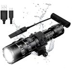 Dool - kit de lampe de poche led haute puissance rechargeable 1600 lm brillante lampe torche tactique ... Dool - kit de lampe de poche led haute puissance rechargeable 1600 lm brillante lampe torche tactique ...