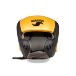 Dorawon, casque de boxe professionnel cuir phoenix taille xl, noir et or