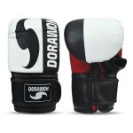 Dorawon, gants sac de frappe dudley, blanc, taille xs