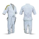 Dorawon, kimono judogi en coton hirakata, blanc, taille 200 cm