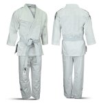 Dorawon, kimono judogi en coton kudokan taille 150 cm, blanc