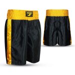 Dorawon, short de boxe en satin phoenix taille l, noir et or