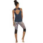 Dos ouvert débardeur de sport femme - tops sans manches exercice yoga shirt, paquet de 2 Dos ouvert débardeur de sport femme - tops sans manches exercice yoga shirt, paquet de 2