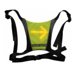 Dossard gilet led clignotants - bretelles ajustables - tlcommande sans - fil pour cycliste velo moto ...