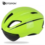 Dotoponâ® vert ultra - léger en - moule aero casque de vélo lunettes de soleil ajusté Dotoponâ® vert ultra - léger en - moule aero casque de vélo lunettes de soleil ajusté