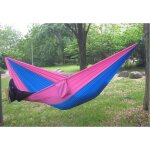 Double hamac parachute en nylon, facile a transporter, meuble d'extrieur, 2 places, lit - balanoire ...