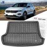 Doublure de coffre arri�re pour volkswagen vw t - roc t roc troc 2017 2018 2022, tapis de coffre, pour ...