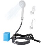 Douche de camping, 12v 24v douche portable douches de randonne avec pompe innovante alimente par allume ...