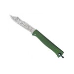 Douk douk 1815. v couteau lame 8, 5 cm acier inox z70cd15 manche 11 cm mtal vert