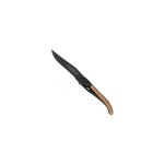Dozorme - couteau pliant laguiole liner lock manche 11cm lame inox noire - 4913. x - noir habillage olivier ...