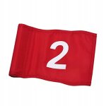 Drapeaux de golf en nylon, accessoires d'entranement de golf avec tube de pose insr 2