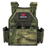 Dulgla6094 - gilet de transport dtachable rapide, lger, dcoup au laser, chasse en plein air, equipement ...