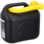 Dunlop bidon essence 5 litres bidon petrole et d'eau - certifi un pour les liquides dangereux - avec ...