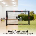 Dunlop cage de foot - but de foot enfant 180x120x60 cm - lot de 2 - exterieur et interieur - montage ...