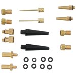 Dunlop kit adaptateurs valve 14 pi�ces - adaptateurs pour v�lo auto ballon - compatible presta dunlop ...