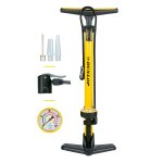 Dunlop pompe a vlo avec manomtre - gonfleur pneus voiture et vlo - pour valves dunlop, schrader et ...