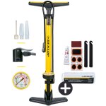 Dunlop pompe a v�lo avec manom�tre et kit r�paration v�lo 9 pi�ces - outils v�lo avec rustines et d�monte ...