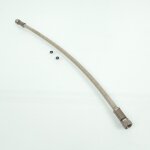 Durite frein aviation fe longueur 325mm grise sans raccord banjo pour moto neuf
