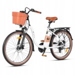 Dyu c6 pro v�lo electrique urbain 26 pouces 36 v 15, 6 ah 250 w vitesse maximale 25 km / h autonomie ...