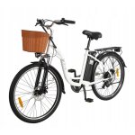 Dyu c6 - vlo electrique - roues 26 * 1. 95  - moteur 350w - batterie 36v 12. 5ah - 7 vitesses - autonomie ...
