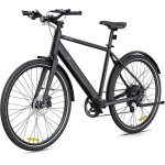 Dyu stroll 1 e - bike 27. 5 , avec pneus 700 x 38c cst, batterie amovible 36v 9ah, 250w, 25km / h, noir ...