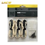 Earch tiers d'aileron de fente de gouvernail de planche de surf, facile a installer, 6 vis de pc, 1 cl ...