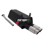 Echappement sport e36 320i 323i 2x76mm perf