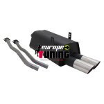 Echappement sport e36 325i 2x76mm drag