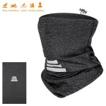 Echarpe faciale r�fl�chissante pour cyclisme en plein air en hiver, gu�tre thermique pour le ski, col ...