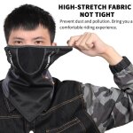 Echarpe portefeuille r�fl�chissante, bandeau de sport, couvre - visage d'ext�rieur, masque de cyclisme, ...