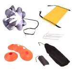 Echelle d'agilité de vitesse de football, sacs parachute, kit d'entraînement de football avec résistance, ... Echelle d'agilité de vitesse de football, sacs parachute, kit d'entraînement de football avec résistance, ...